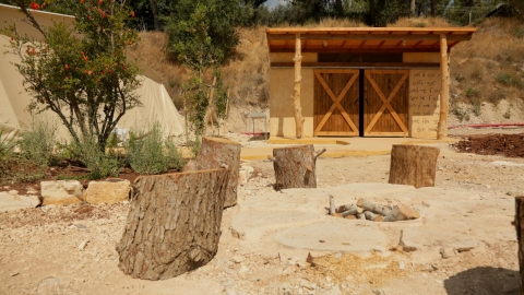 חאן שומרון מבית מרכז סיור ולימוד שומרון